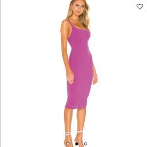 Worn once Xs purple comfortable stretch dress